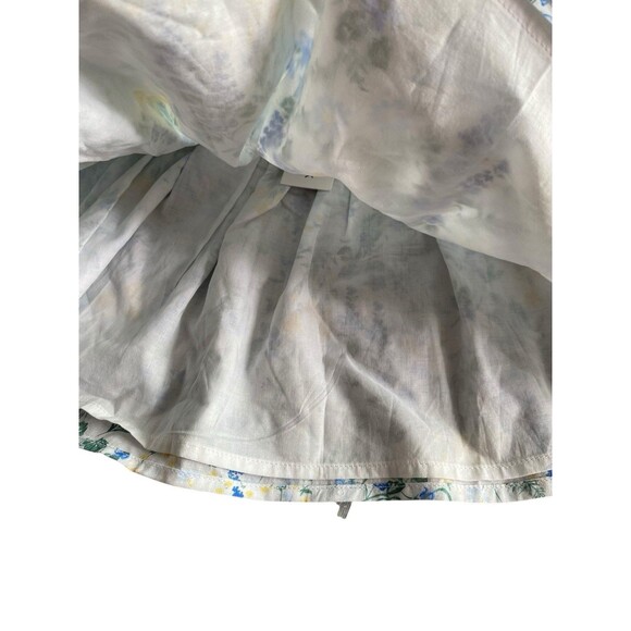 Janie & Jack Floral Smocked Ruffle Top Size 6 Sleeveless 100% Cotton - Picture 4 of 6